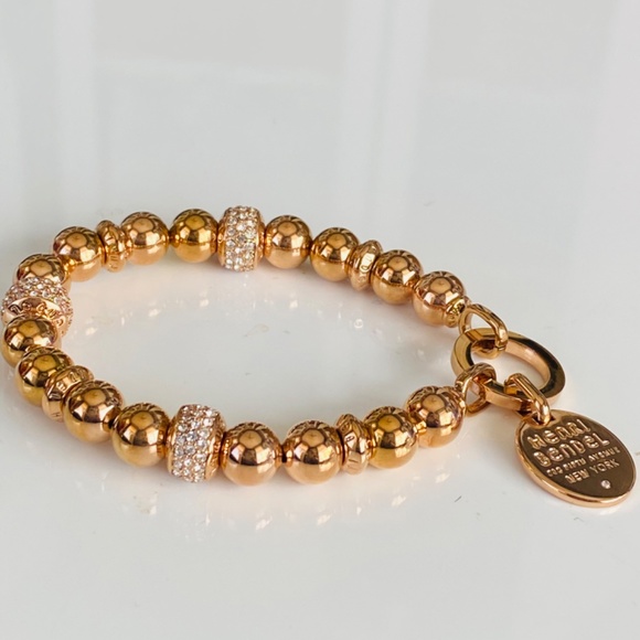 New Henri Bendel Beaded Influencer Bracelet with CZ Pave Crystals - Picture 4 of 14
